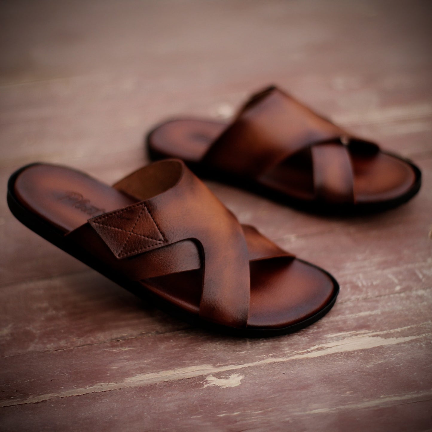 Alexander | Mens Leather Slippers