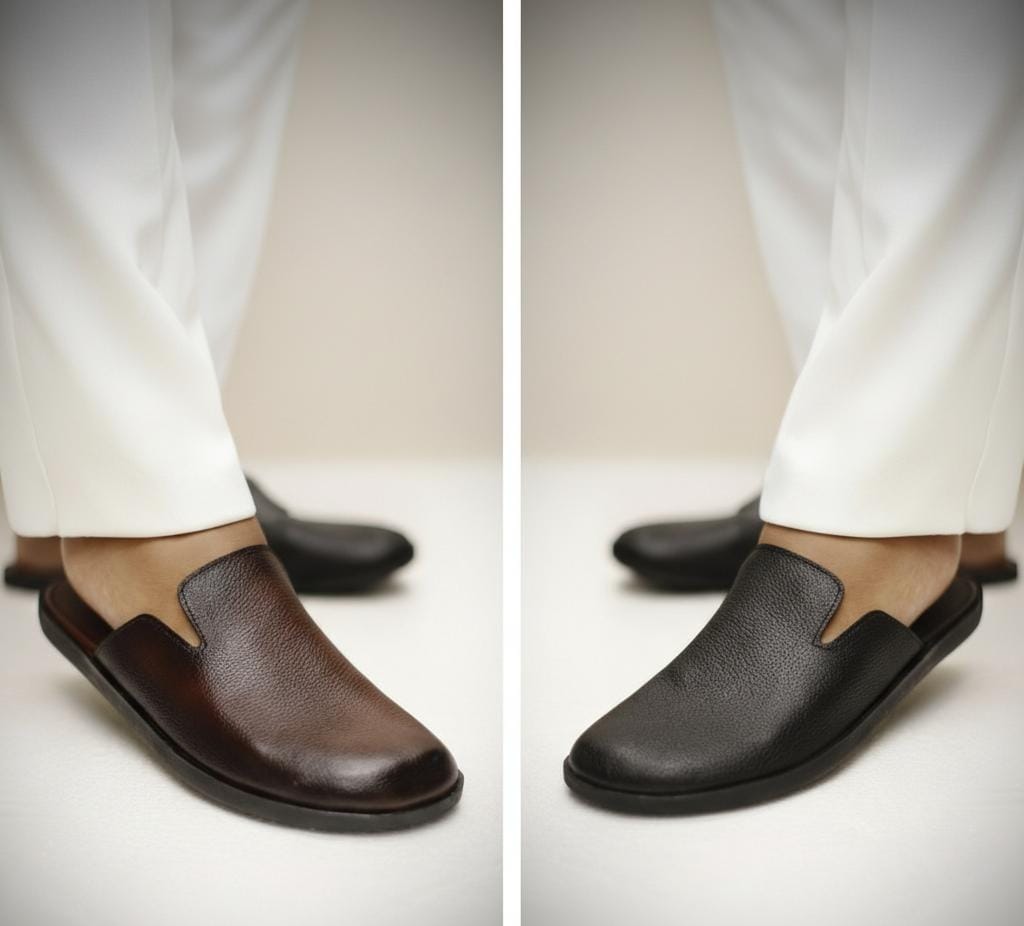 Premiun Grain Leather Slip-On