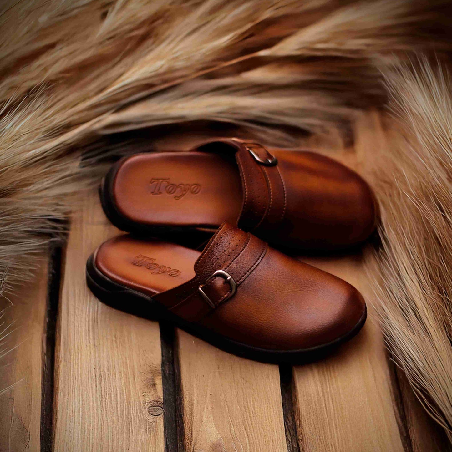 Casual Leather Mules For Men | Soft and Medicated