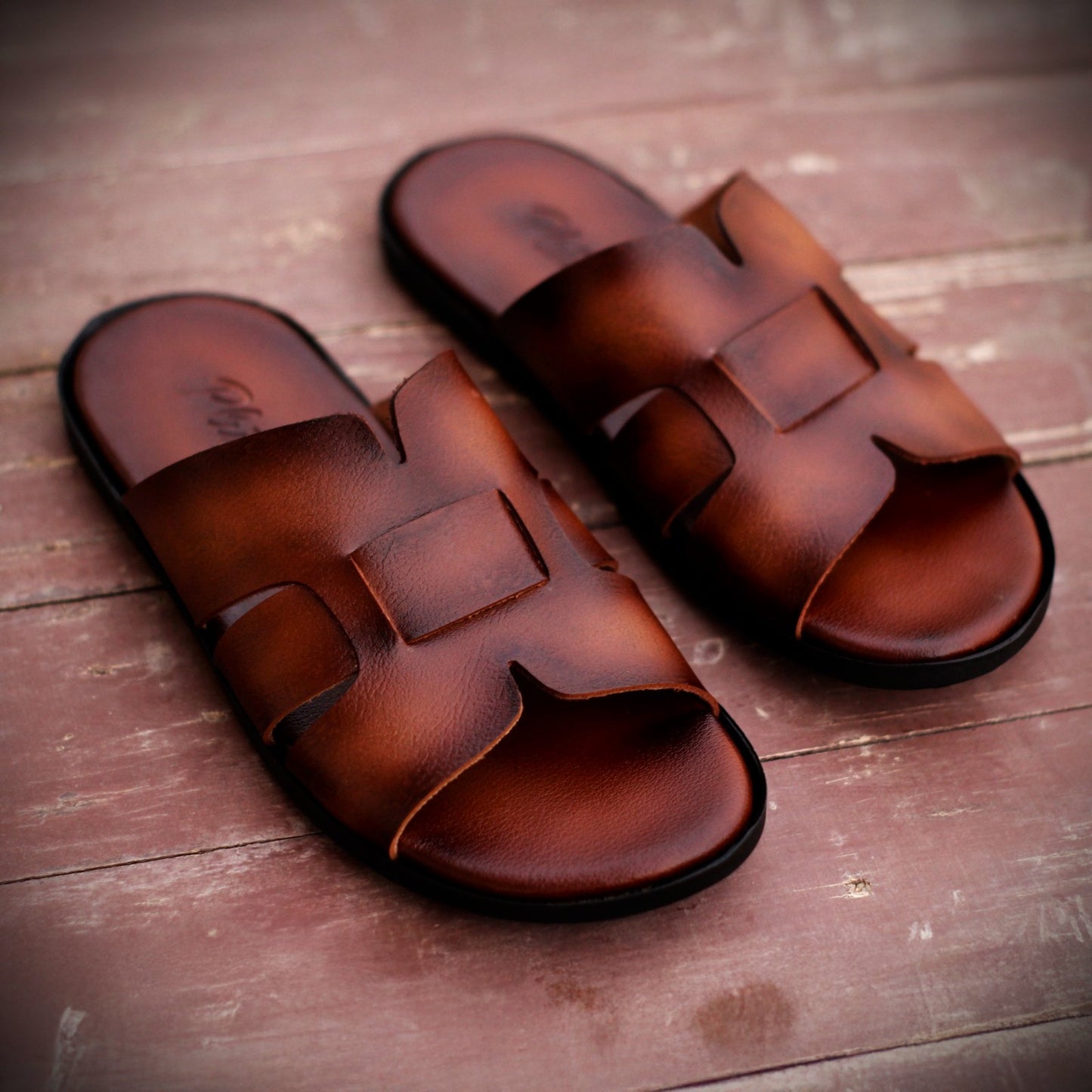 Jasper | Mens Leather Slippers