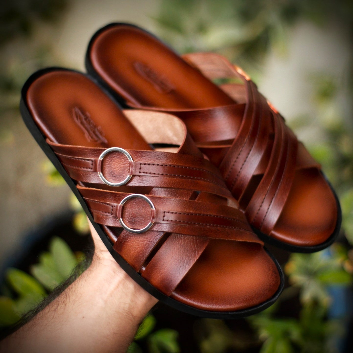 Phoenix Pro Max | Luxury Leather Slippers for Men