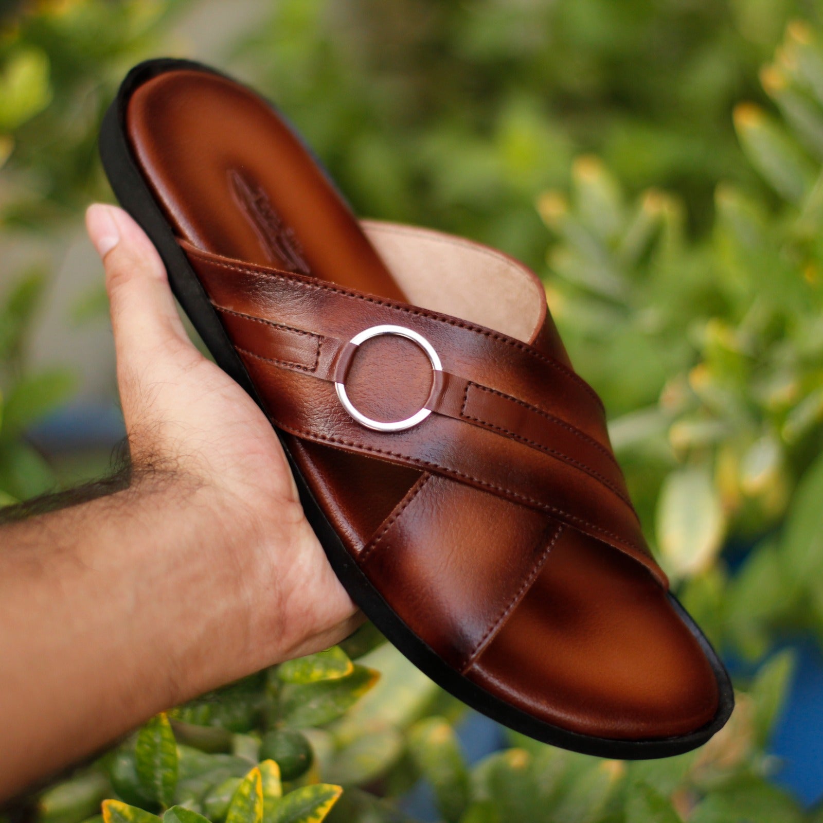 Phoenix Luxury Leather Slippers for Men