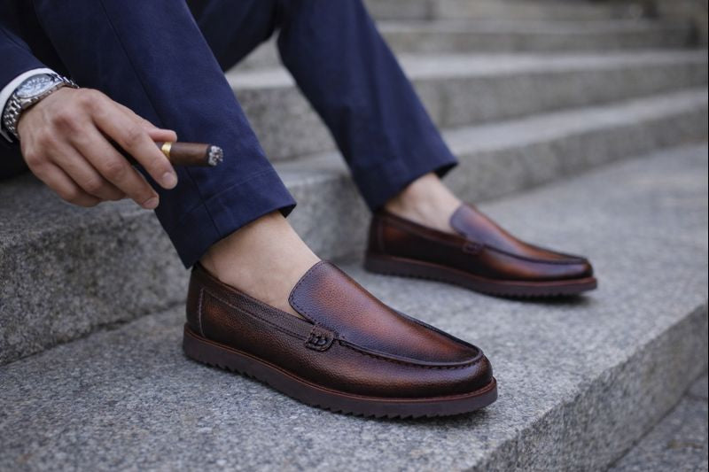 Milano | Italian Hand Finished Mens Loafers | Lightweight