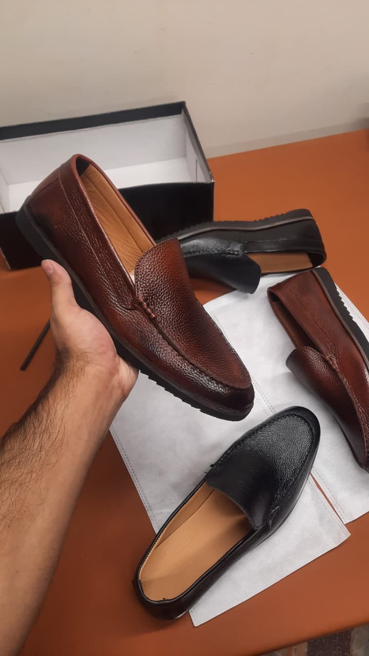 Piana Leather Loafers | Wrinkle-Free Premium Grain Leather