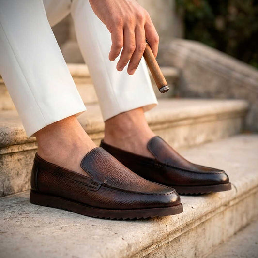 Milano | Italian Hand Finished Mens Loafers | Lightweight
