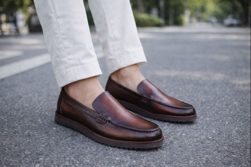 Milano | Italian Hand Finished Mens Loafers | Lightweight