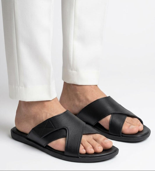 Alexander Black | Mens Leather Slippers