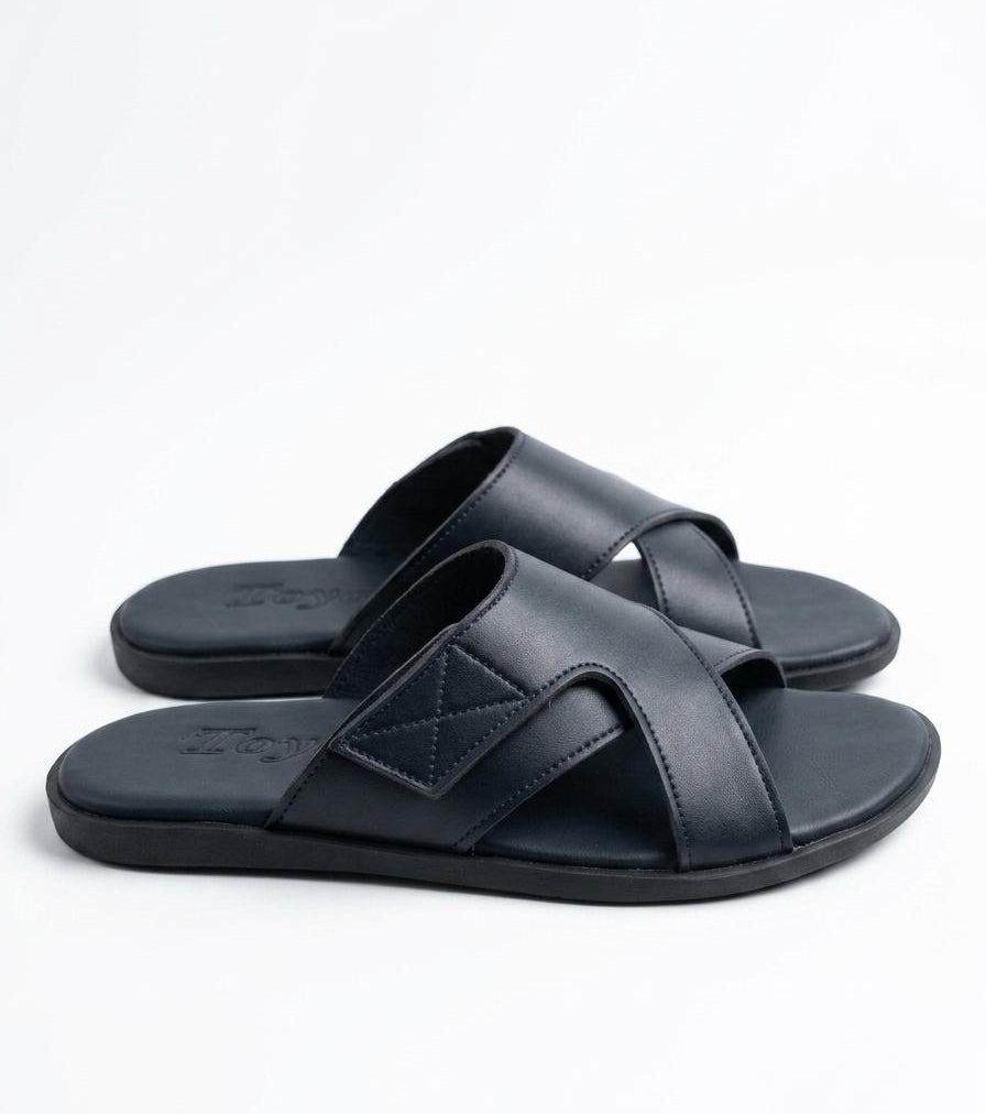 Alexander Black | Mens Leather Slippers