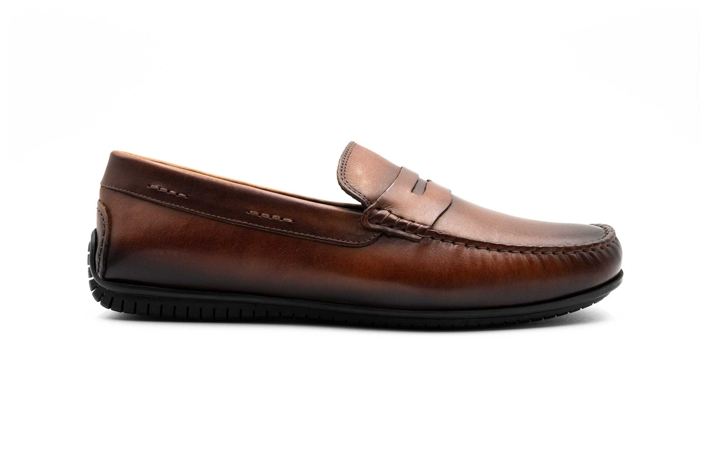 Bermuda Patina Leather Loafers