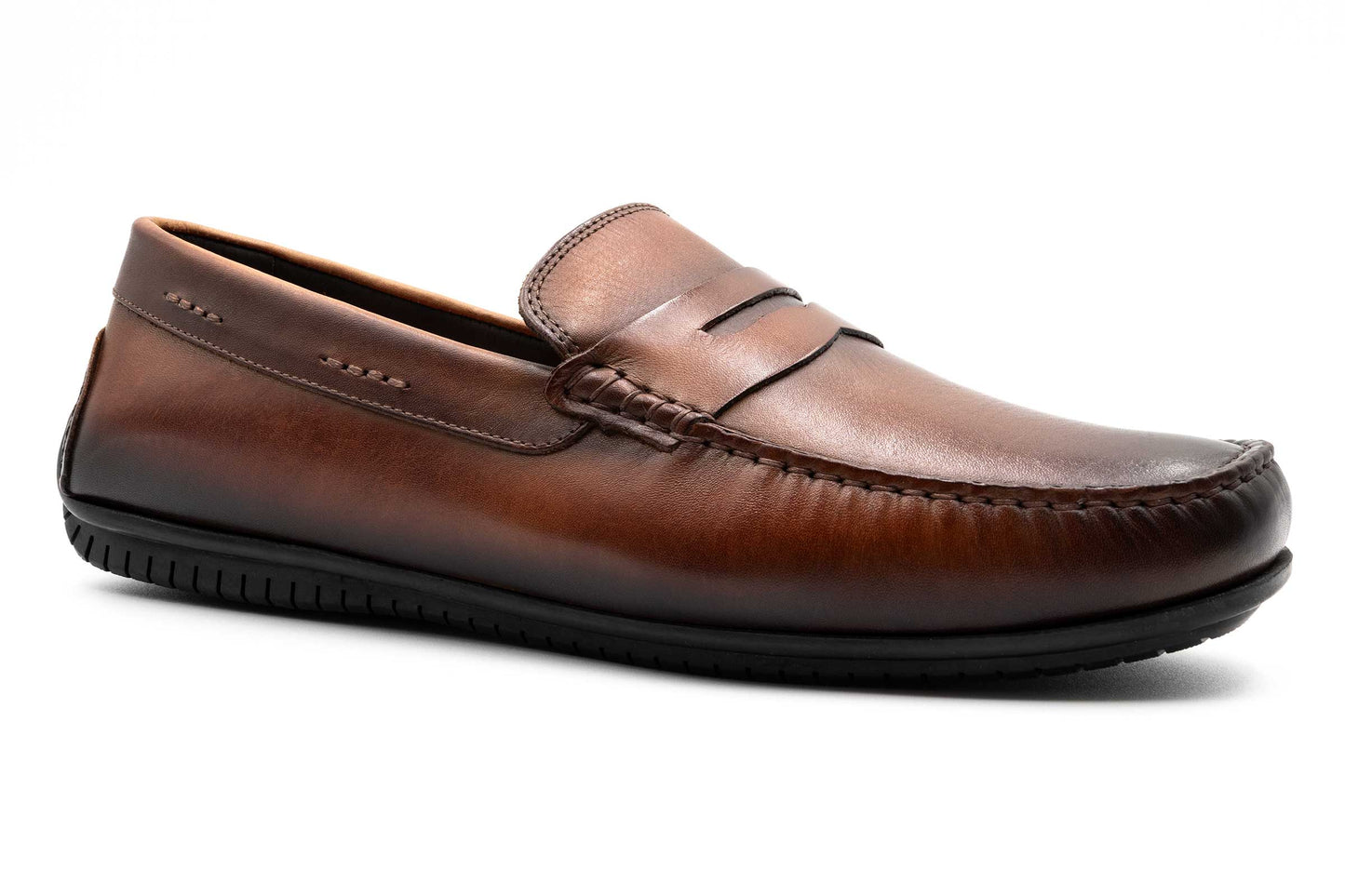 Bermuda Patina Leather Loafers