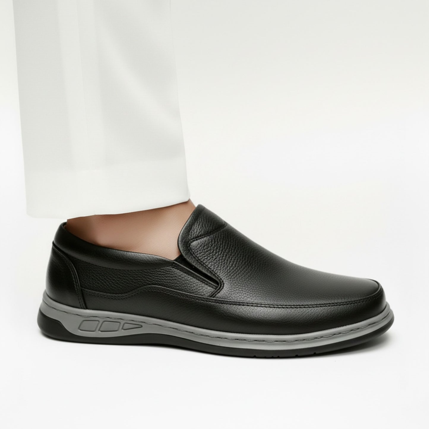 Casual Leather Shoes | Soft & Medicated