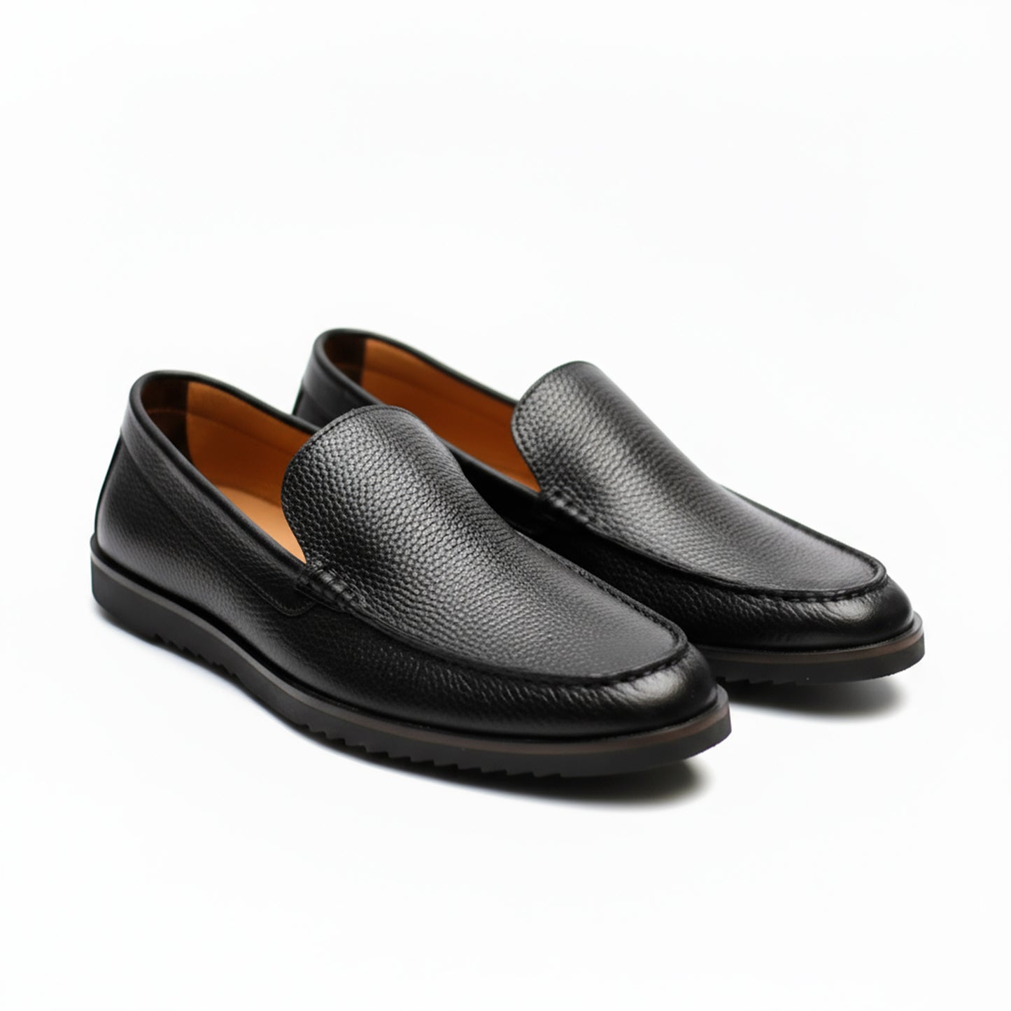 Piana Leather Loafers | Wrinkle-Free Premium Grain Leather