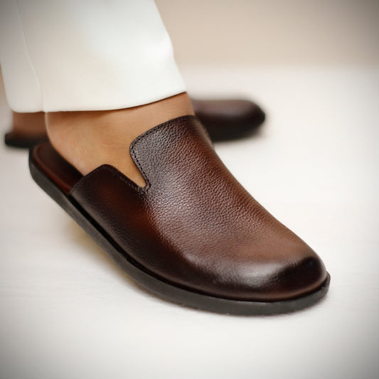 Premiun Grain Leather Slip-On
