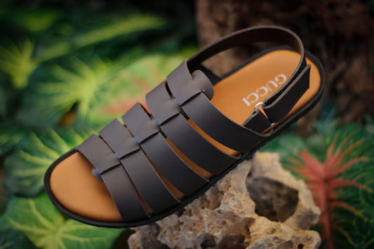 Mens Sandal | Gucci Dark Brown