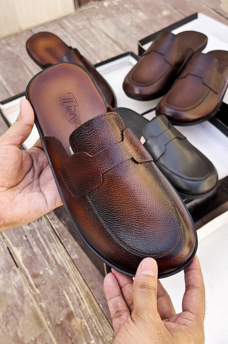 H-22 |  Grain Leather Slip-On