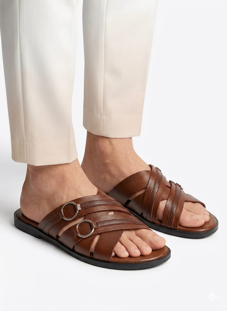 Phoenix Pro Max | Luxury Leather Slippers for Men