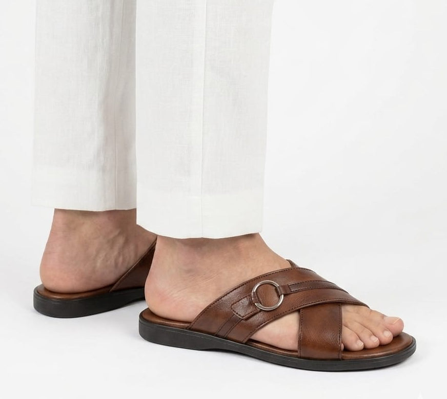 Phoenix | Luxury Leather Slippers for Men
