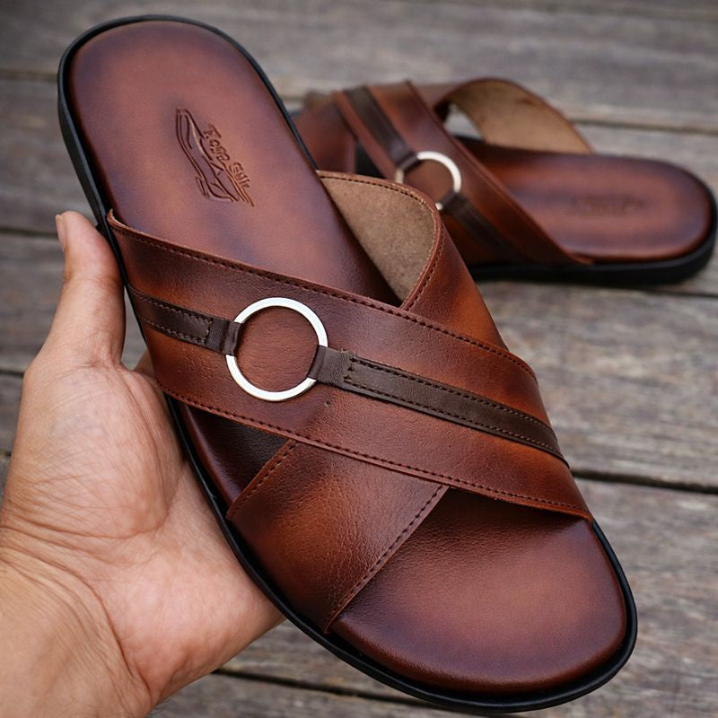 Phoenix | Luxury Leather Slippers for Men