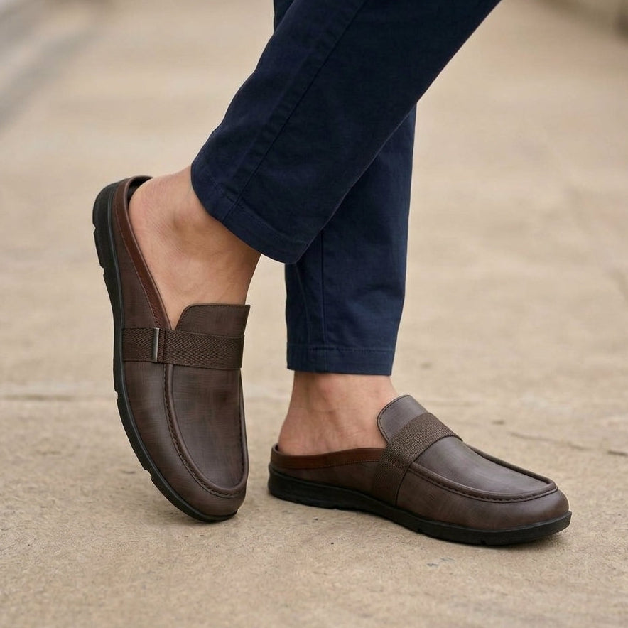 The Bostan Mule | Lightweight Loafer Slip Ons