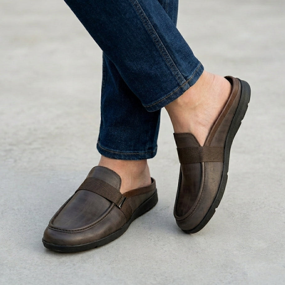 The Bostan Mule | Lightweight Loafer Slip Ons
