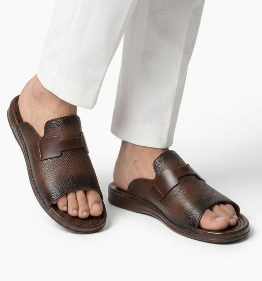 Lisbon Slides | Soft Grain Leather | Lightweight
